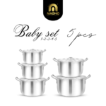Baby Set 5 Pcs (1-5) Metal Finish