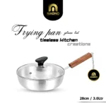 Frying pan 28 CM with Glass Lid