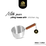 MILK PAN 18 CM METAL FINISH