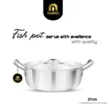 Fish Pot Set 3Pcs (7-9) Metal Finish - Image 4