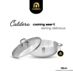 Caldero Pot 28cm Glass lid