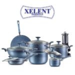 Magno xelent grand cookware set 21 pcs granite pakistan