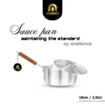 Sauce Pan  18cm Metal Finish
