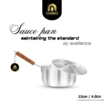 Sauce Pan  22cm Metal Finish