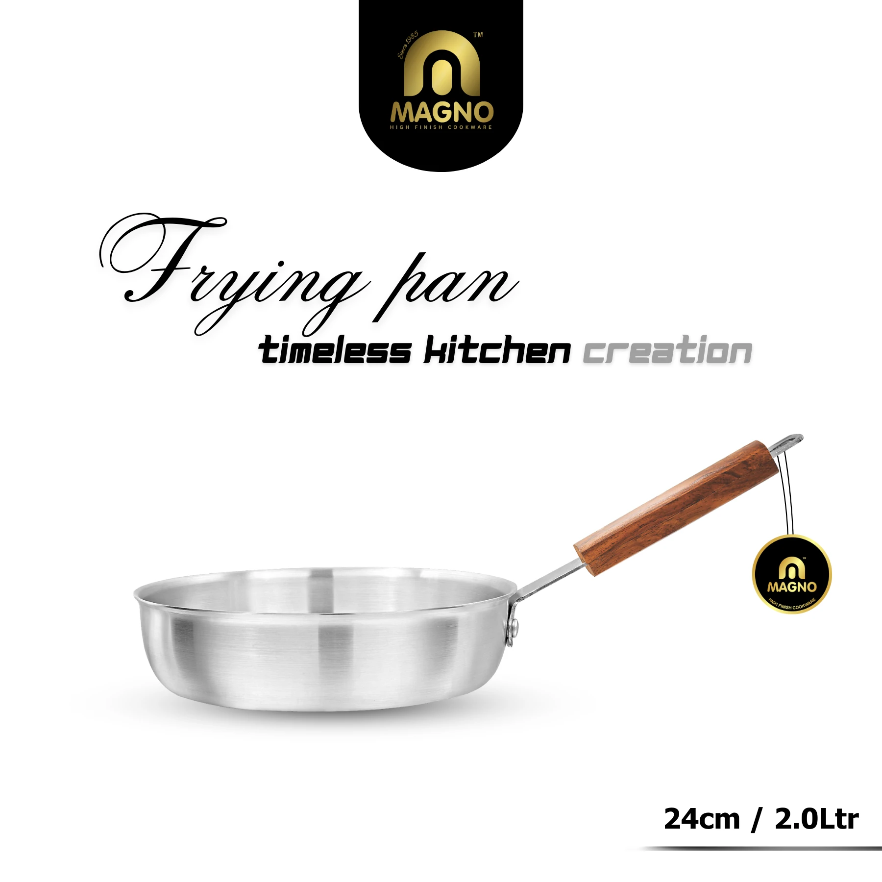 49 Fry Pan 24cm Metal Finish - Image 1