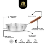 Fry Pan 20cm Metal Finish - Image 2