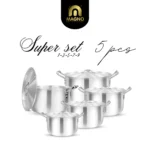 Super Set (1-3-5-7-9) 5 Pcs Metal Finish