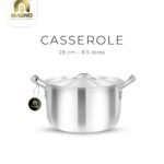 Casserole 28cm Metal Finish