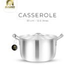 Casserole 33cm Metal Finish