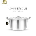 Casserole 35cm Metal Finish
