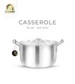 Casserole 35cm Metal Finish