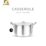 Casserole 22cm  Metal Finish