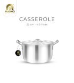 Casserole 22cm  Metal Finish