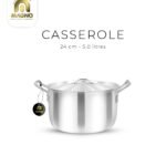 Casserole 24cm Metal Finish