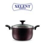 Marble Casserole Pan Maroon
