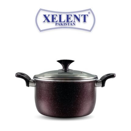 Marble Casserole Pan Maroon