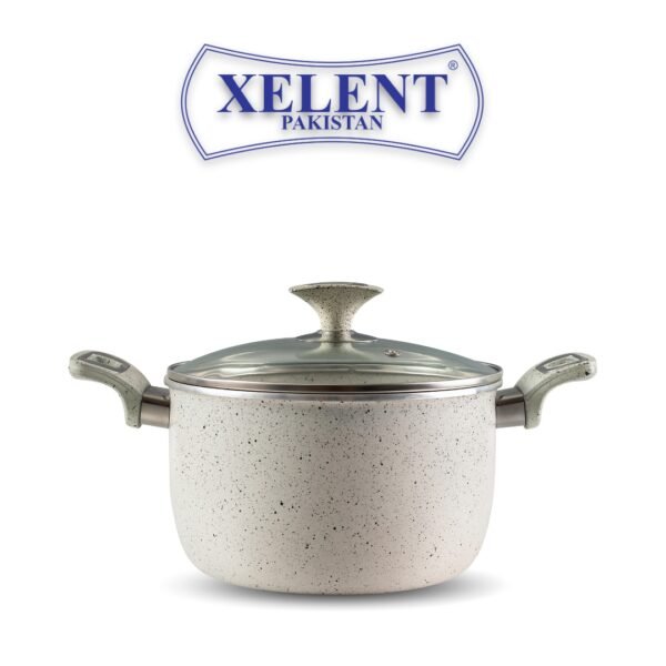 Marble Casserole Pan White