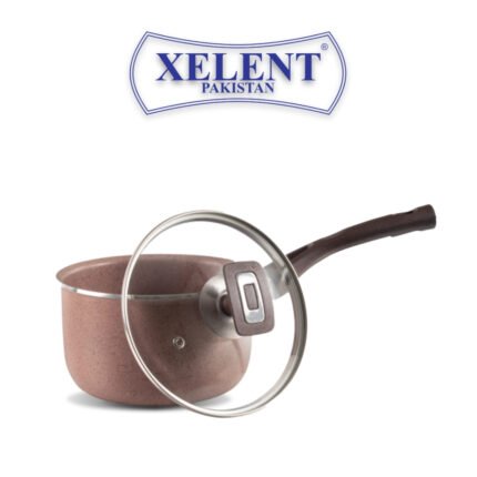 Marble Coated Sauce Pan Mustard