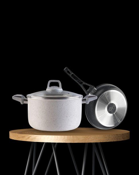 Marble coated nonstick cookware in pakistan